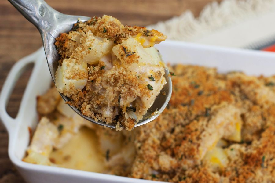 photo of prepared Chicken, Potato, and Cheese Casserole recipe