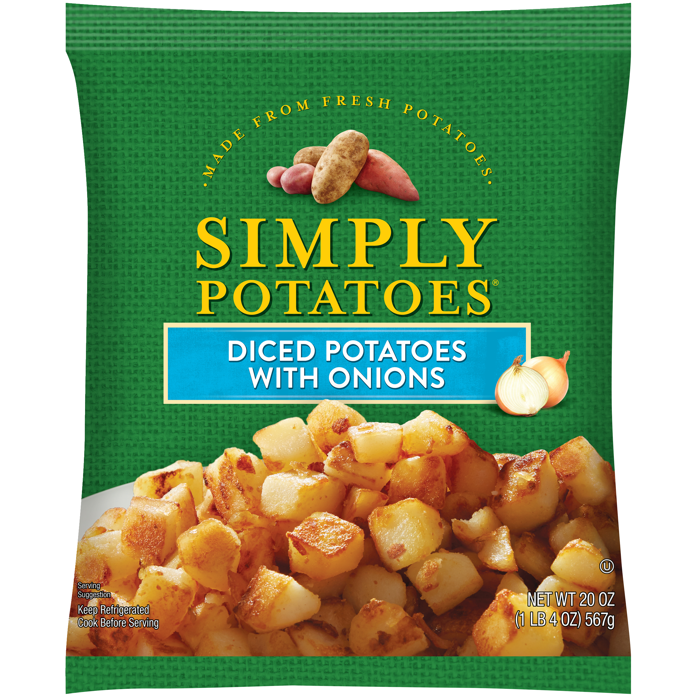 photo of Simply Potatoes Diced Potatoes with Onions product