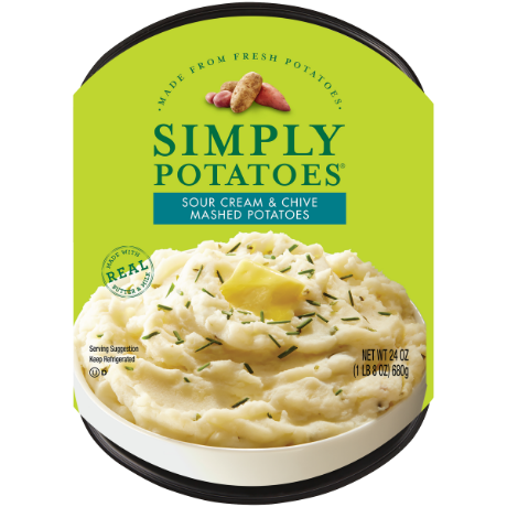 photo of Simply Potatoes Sour Cream & Chive Mashed Potatoes product