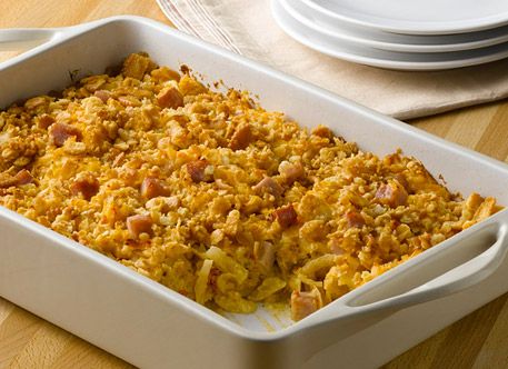 photo of prepared Southwestern Ham and Cheese Party Potatoes recipe